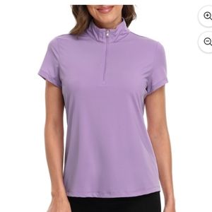 Adidas periwinkle golf top